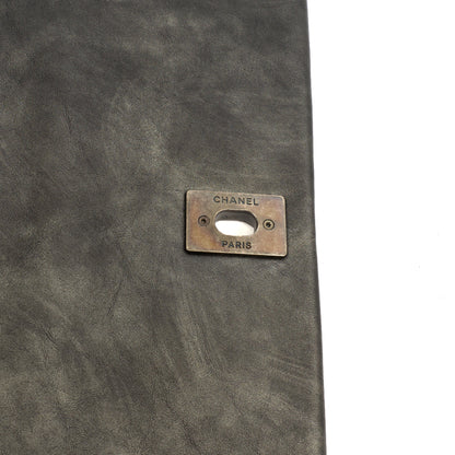 Chanel Shoulder Bag Chain Flap Bag in Metallic, Crinkled Calfskin Leather — Alternate View 8