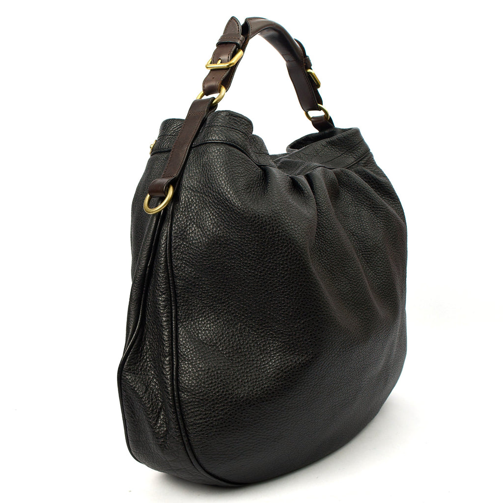Mulberry Tote Mitzy Tote in Black, Calfskin Leather — Alternate View 9