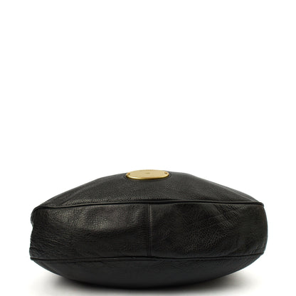 Mulberry Tote Mitzy Tote in Black, Calfskin Leather — Detail View
