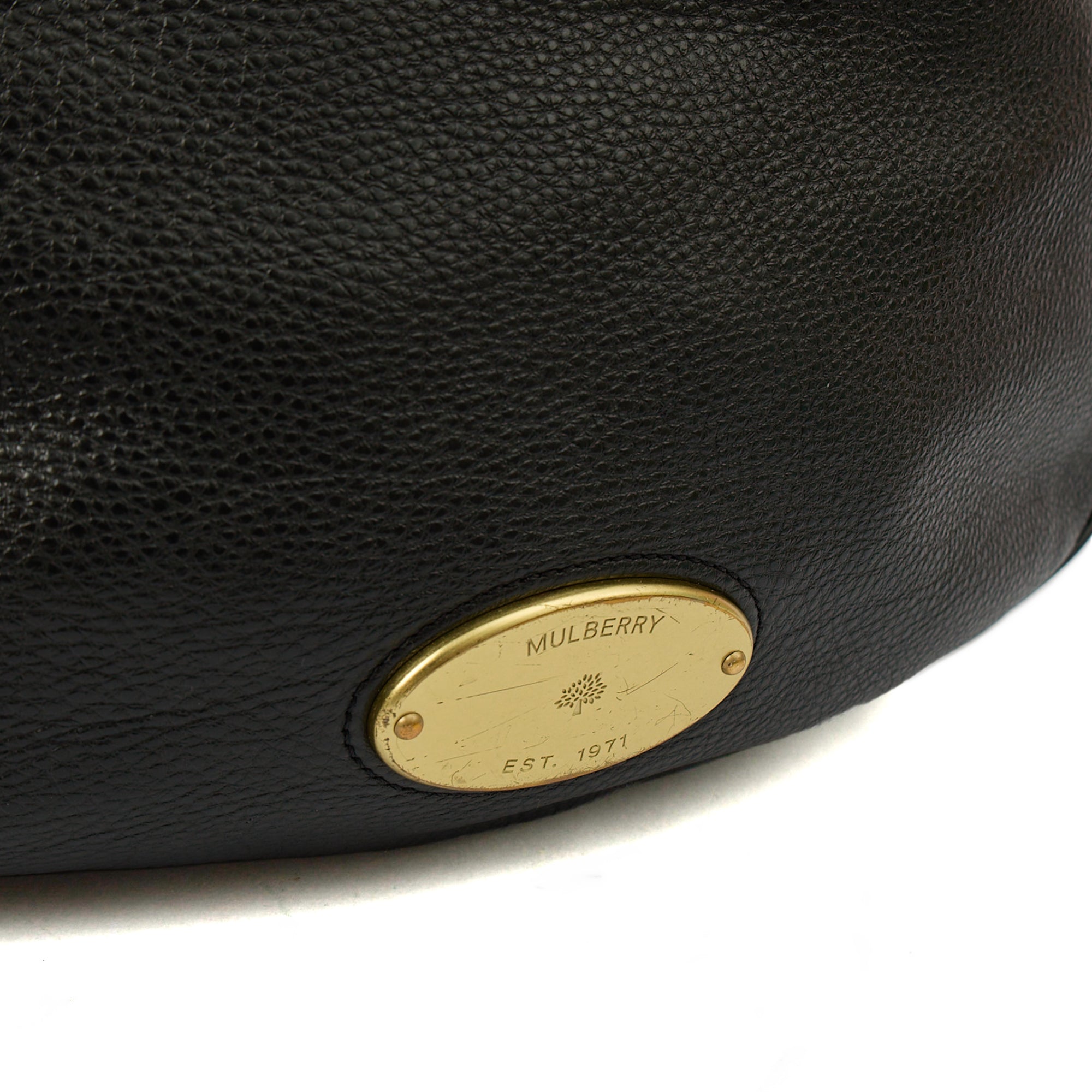 Mulberry Tote Mitzy Tote in Black, Calfskin Leather — Side View
