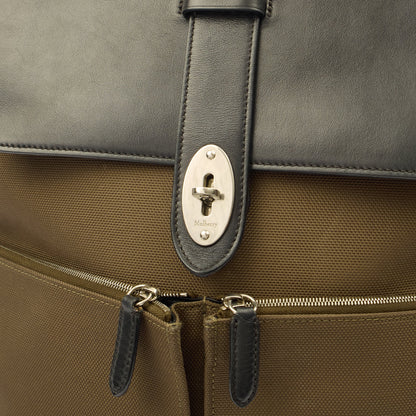 Mulberry Backpack Heritage Backpack in Green, Fabric — Alternate View 12
