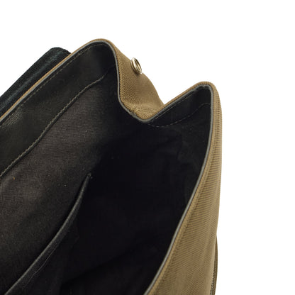 Mulberry Backpack Heritage Backpack in Green, Fabric — Detail View