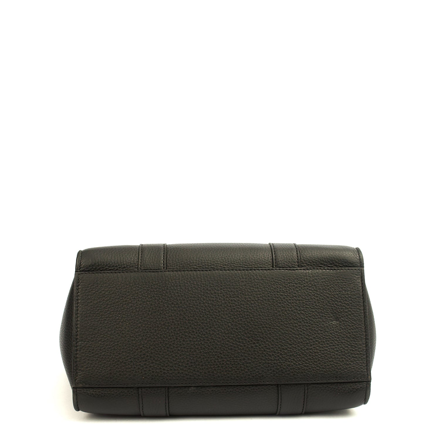Mulberry Tote Zipped Bayswater - Small in Black, Calfskin Leather — Detail View