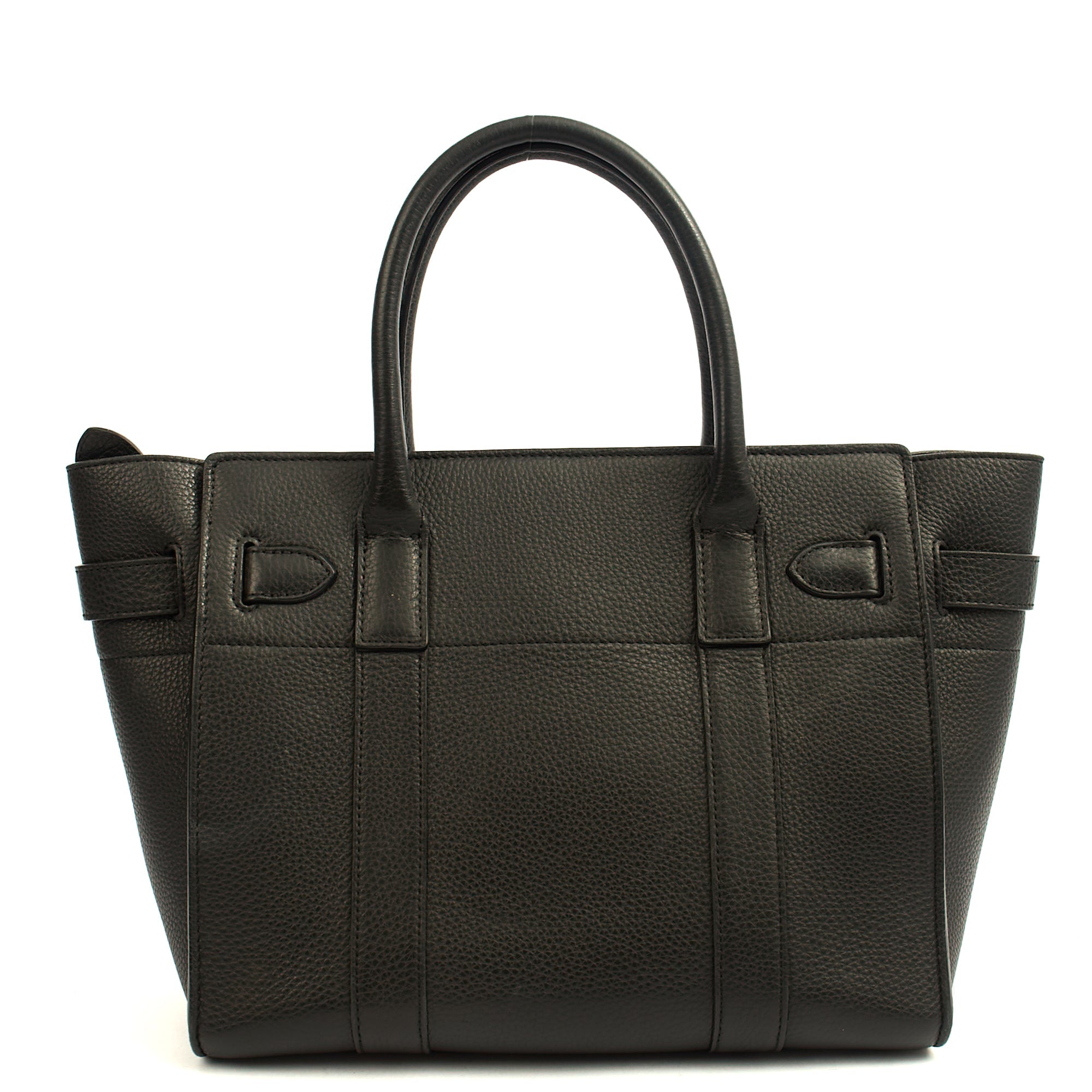 Mulberry Tote Zipped Bayswater - Small in Black, Calfskin Leather — Alternate View 11
