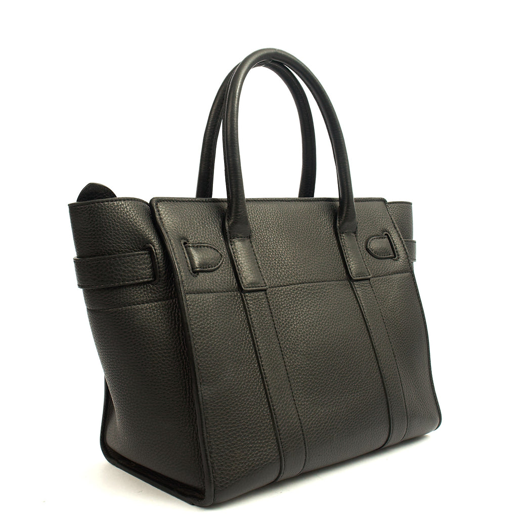 Mulberry Tote Zipped Bayswater - Small in Black, Calfskin Leather — Alternate View 10