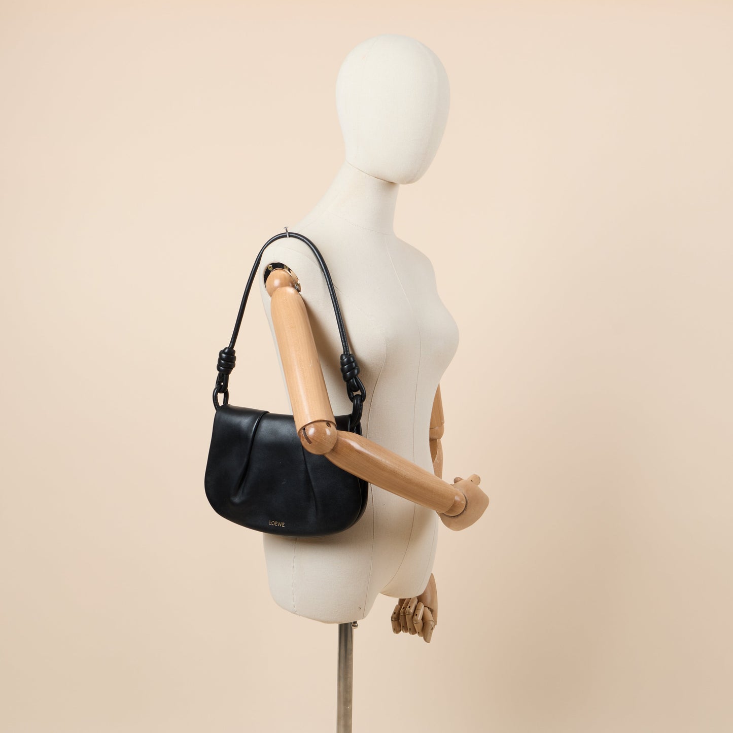 Loewe Shoulder Bag Paseo - Small in Black, invalid — Side View