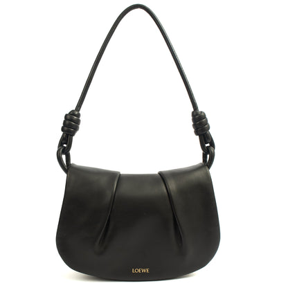 Loewe Shoulder Bag Paseo - Small in Black, invalid — Front View