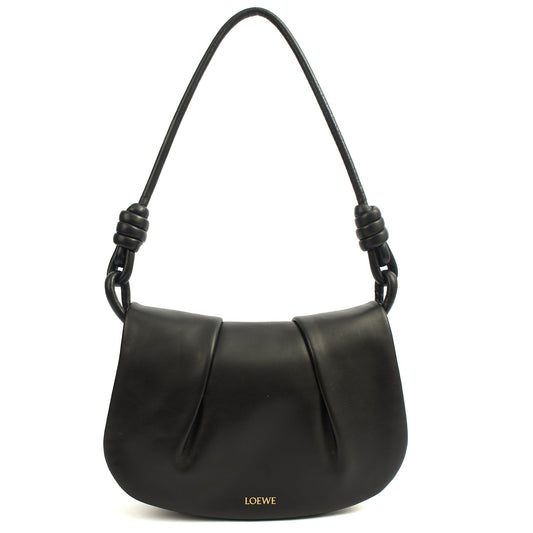 Loewe Shoulder Bag Paseo - Small in Black, invalid — Front View