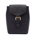 Louis Vuitton Mini Backpack Spring In The City Backpack - Tiny in Black, Empreinte Leather — Front View