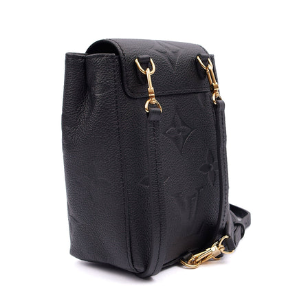 Louis Vuitton Mini Backpack Spring In The City Backpack - Tiny in Black, Empreinte Leather — Side View