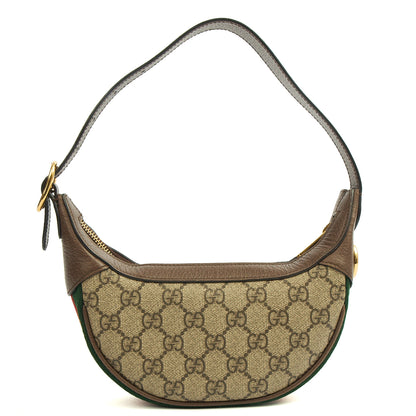 Gucci Shoulder Bag Ophidia mini GG in GG Supreme, Leather — Top View