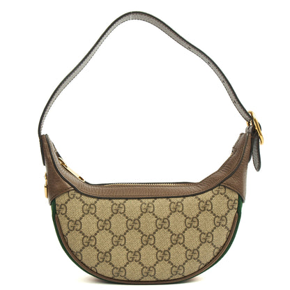 Gucci Shoulder Bag Ophidia mini GG in GG Supreme, Leather — Front View