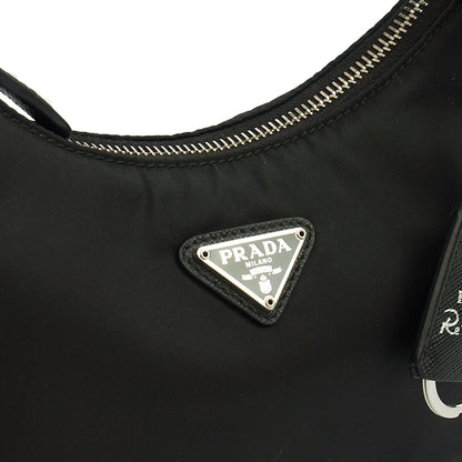 Prada Cross Body Re-Edition 2005 Bag in Black, Nylon — Alternate View 12