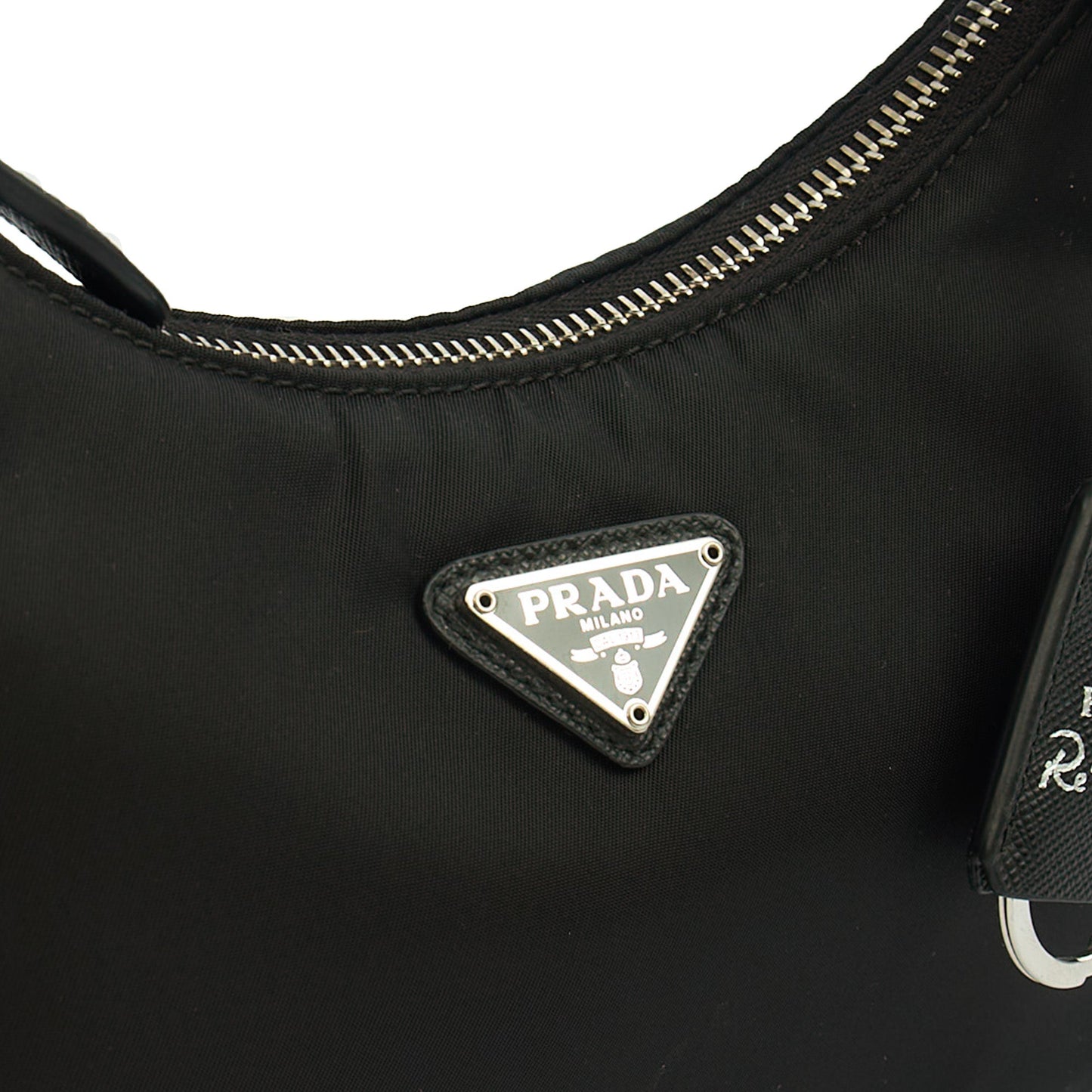 Prada Cross Body Re-Edition 2005 Bag in Black, Nylon — Alternate View 18