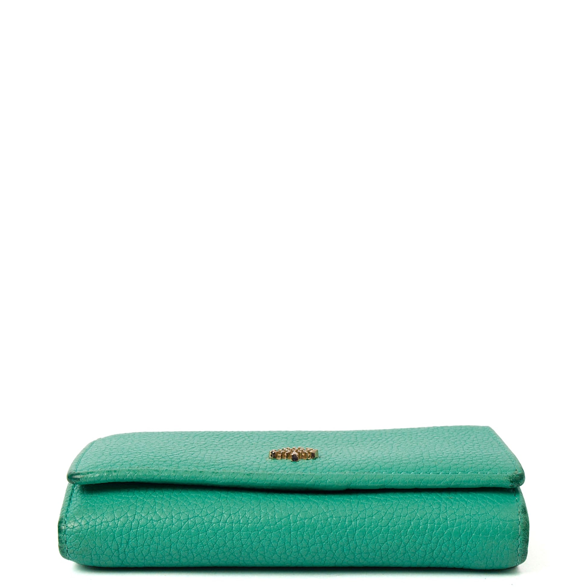 Mulberry Wallet Wallet in Aqua Green, Leather — Detail View