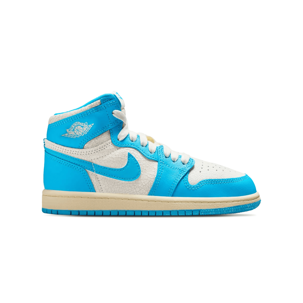 Air Jordan 1 Retro High OG PS 'UNC Reimagined' — UK 10C | EU 27.5 | US 10.5C — Side View
