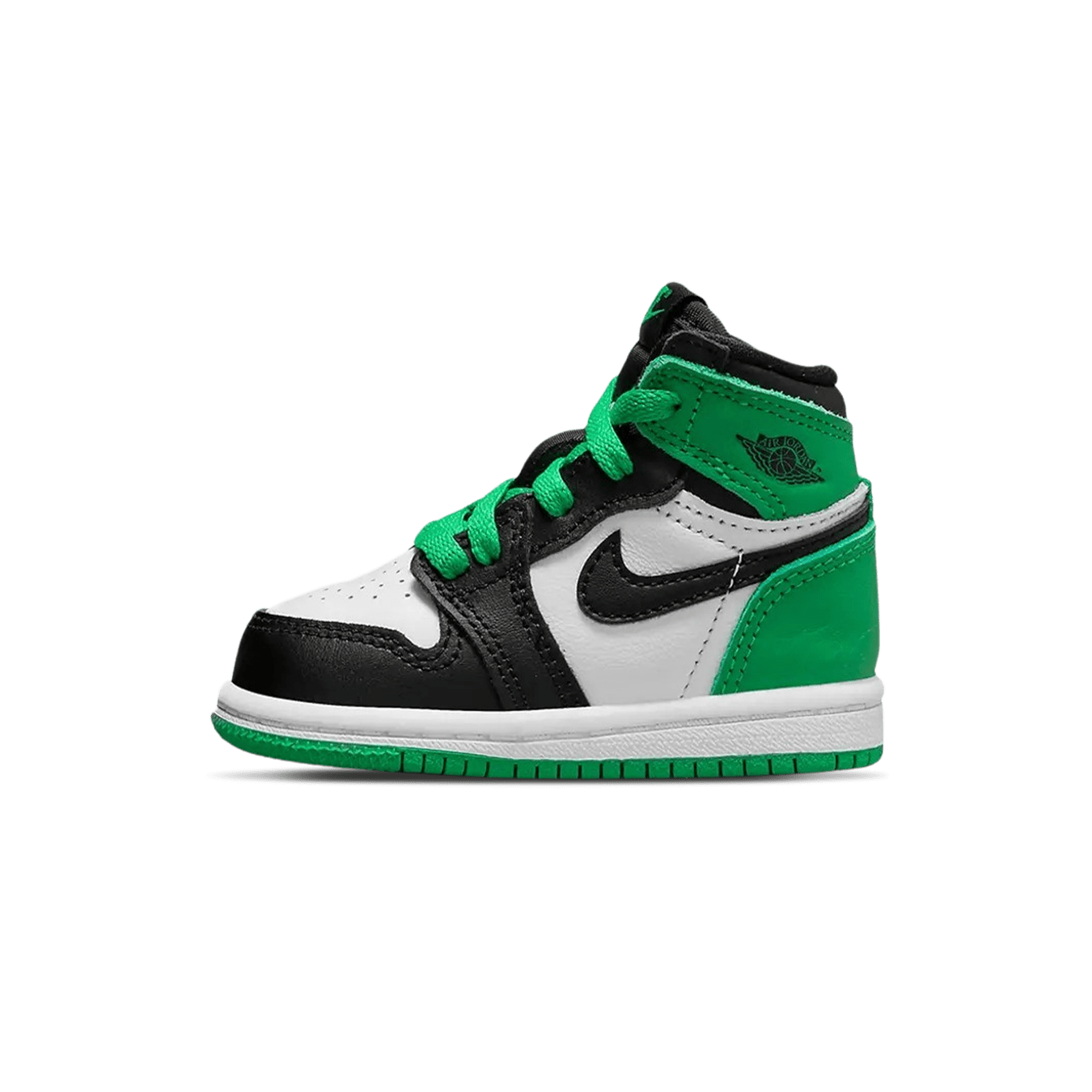 Air Jordan 1 Retro High OG 'Lucky Green' TD — UK 0C | EU 15 | US 0C — Front View