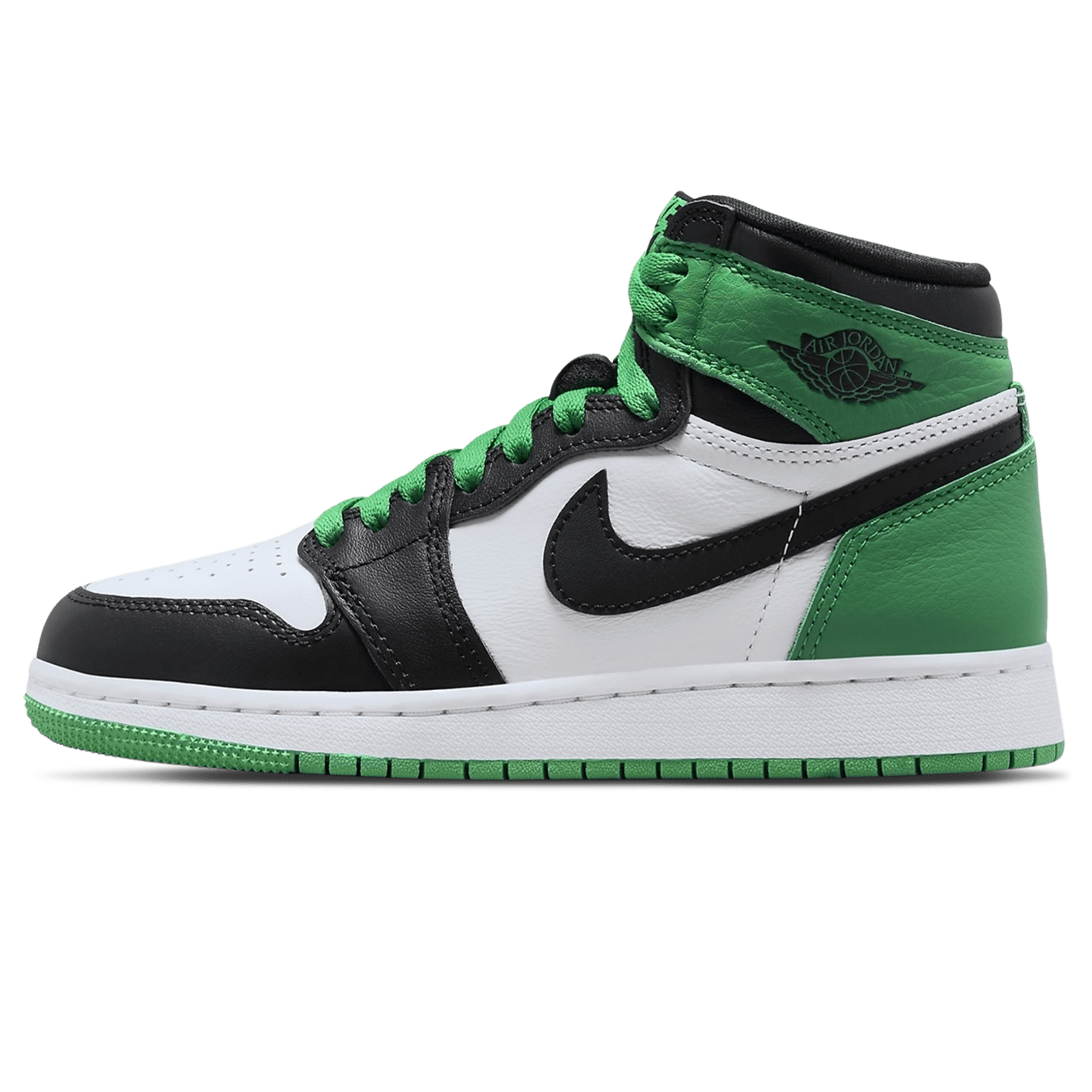 Air Jordan 1 Retro High OG 'Lucky Green' GS — UK 13.5 | EU 32 | US 1Y — Front View