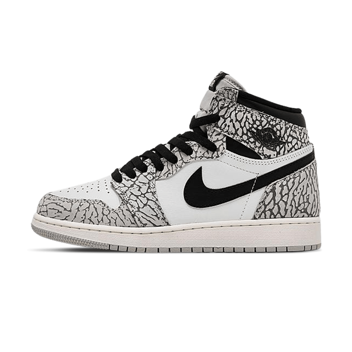 Air Jordan 1 Retro High OG GS 'White Cement' — UK 13.5 | EU 32 | US 1Y — Front View