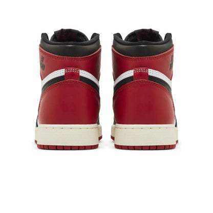 Air Jordan 1 Retro High OG GS 'Black Toe Reimagined' — UK 13.5 | EU 32 | US 1Y — Top View