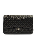 Chanel Shoulder Bag Classic Double Flap - Large, Lambskin Leather — Front View