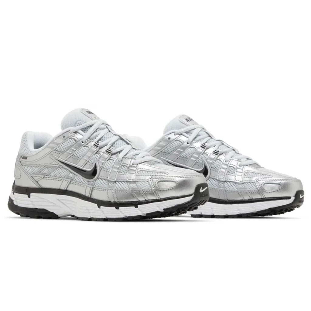 Nike P-6000 Wmns 'Metallic Silver' — UK 2.5 | EU 35.5 | US 5 — Back View