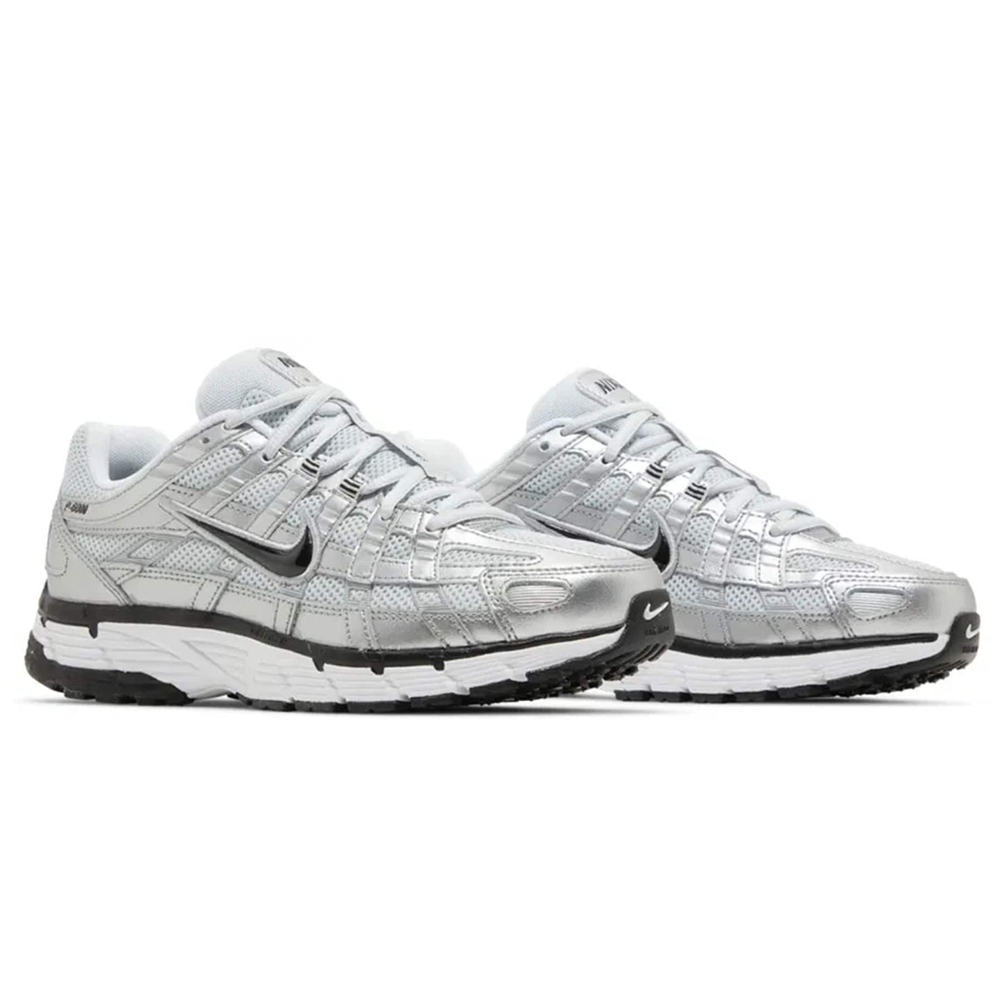 Nike P-6000 Wmns 'Metallic Silver' — UK 2.5 | EU 35.5 | US 5 — Back View