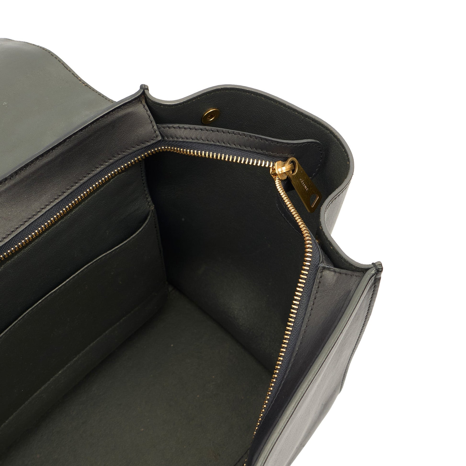 Celine Top Handle Trapeze - Medium in Multi, Leather — Detail View