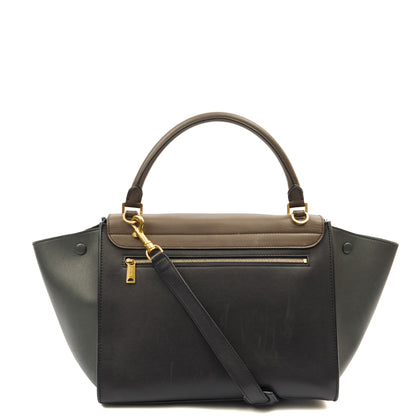 Celine Top Handle Trapeze - Medium in Multi, Leather — Back View