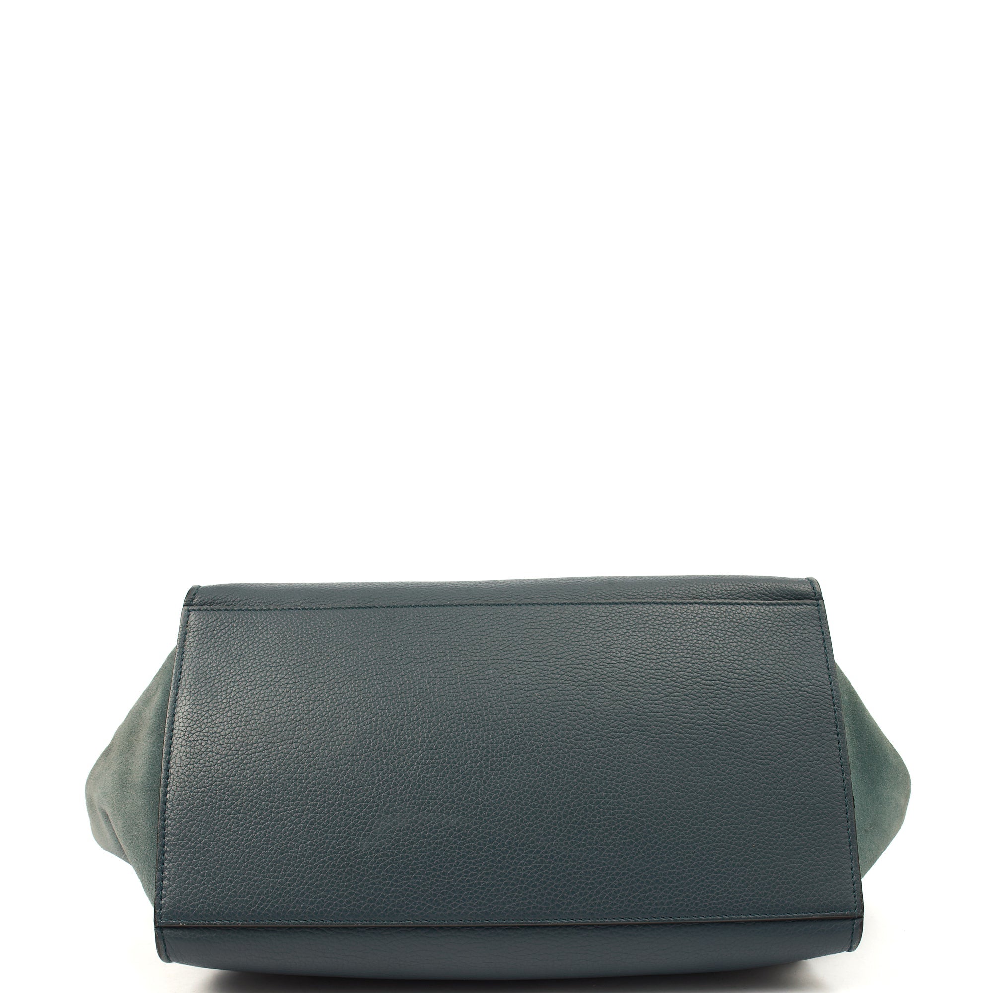 Celine Shoulder Bag Trapeze - Large in Blue, Leather — Top View