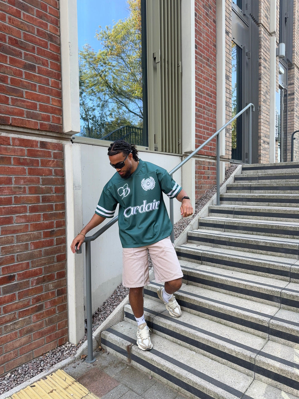 Cardair Club Mesh Jersey - Khaki — S — Back View