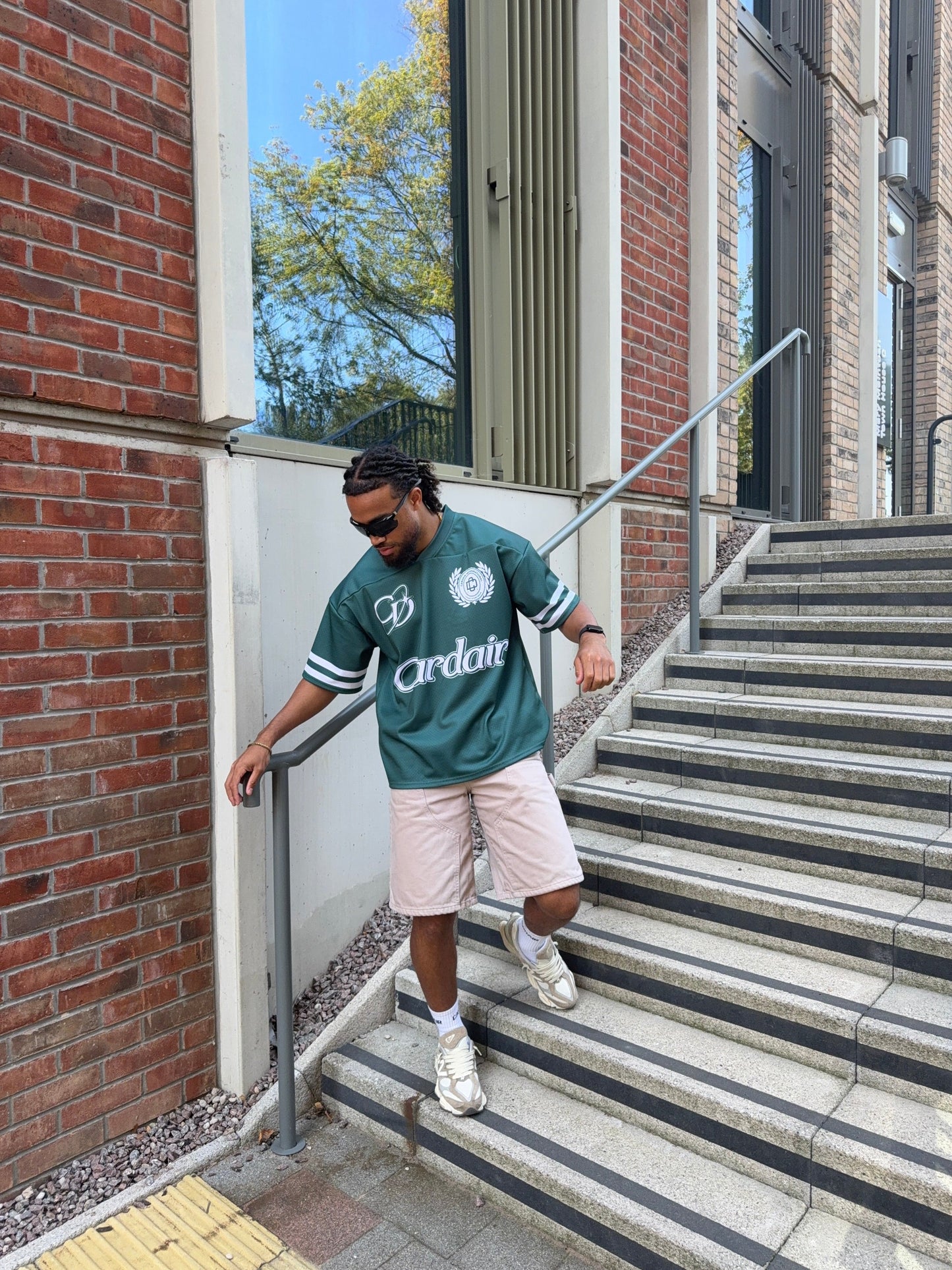 Cardair Club Mesh Jersey - Khaki — S — Back View