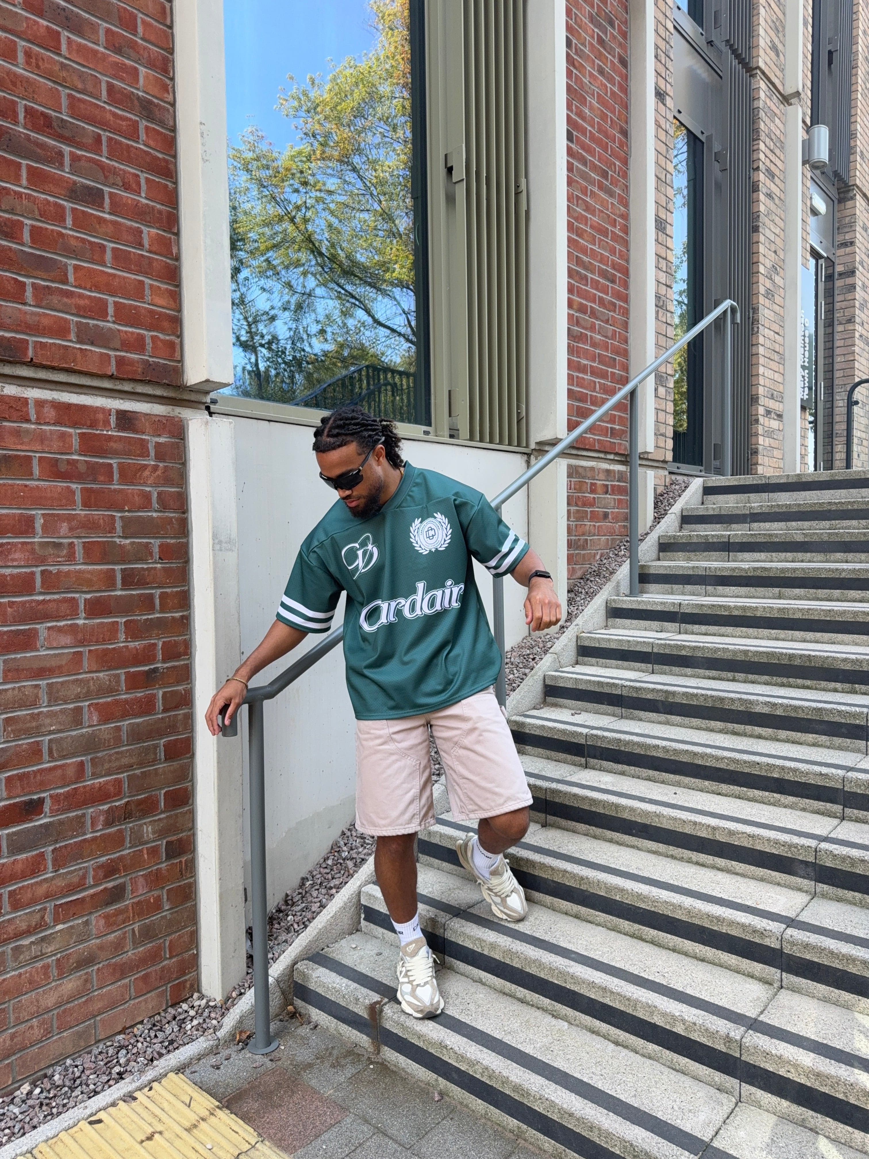 Cardair Club Mesh Jersey - Khaki — S — Back View