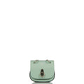 Mulberry Cross Body Amberley Satchel - Mini in Blue, Calfskin Leather — Front View
