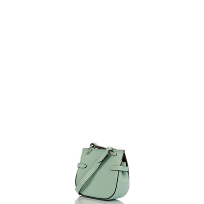 Mulberry Cross Body Amberley Satchel - Mini in Blue, Calfskin Leather — Side View