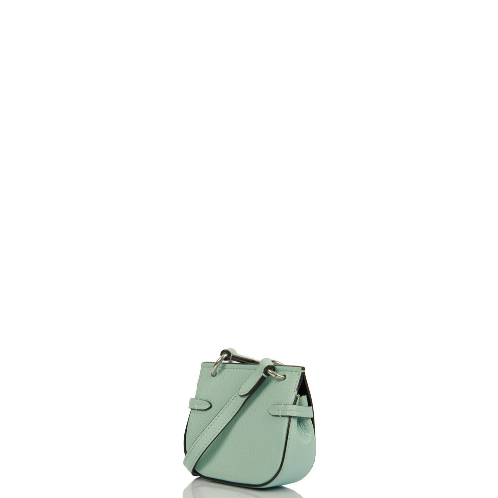 Mulberry Cross Body Amberley Satchel - Mini in Blue, Calfskin Leather — Alternate View 14