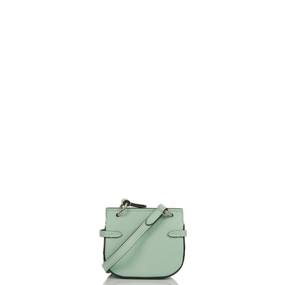 Mulberry Cross Body Amberley Satchel - Mini in Blue, Calfskin Leather — Back View