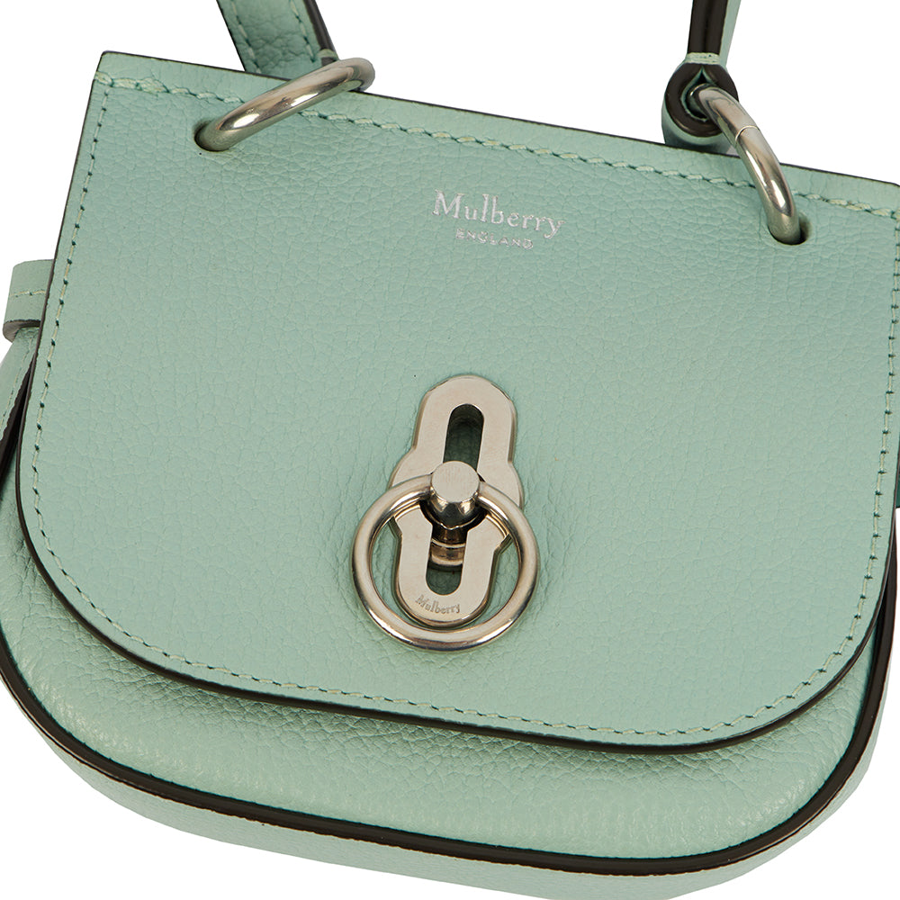 Mulberry Cross Body Amberley Satchel - Mini in Blue, Calfskin Leather — Alternate View 18