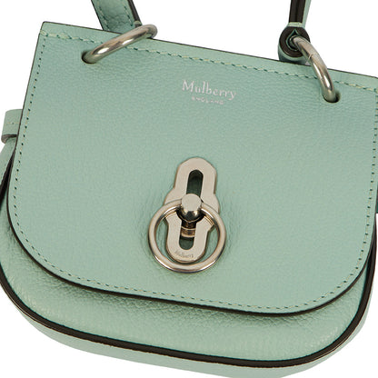 Mulberry Cross Body Amberley Satchel - Mini in Blue, Calfskin Leather — Alternate View 18