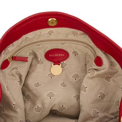 Mulberry Tote Effie Hobo in Red, Calfskin Leather — Alternate View 7