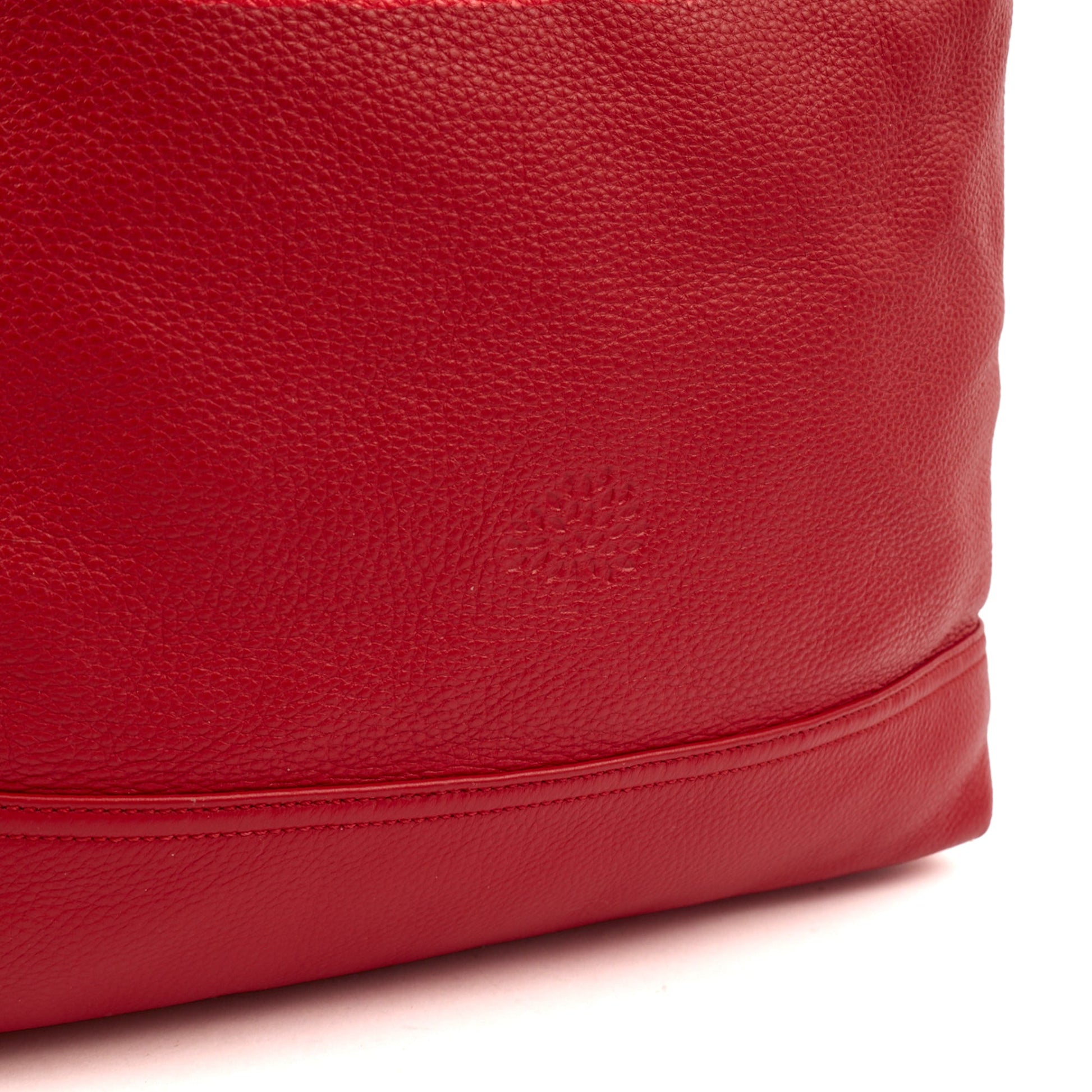 Mulberry Tote Effie Hobo in Red, Calfskin Leather — Lifestyle View