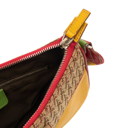 Christian Dior Cross Body Vintage Saddle in Brown, Canvas — Alternate View 7