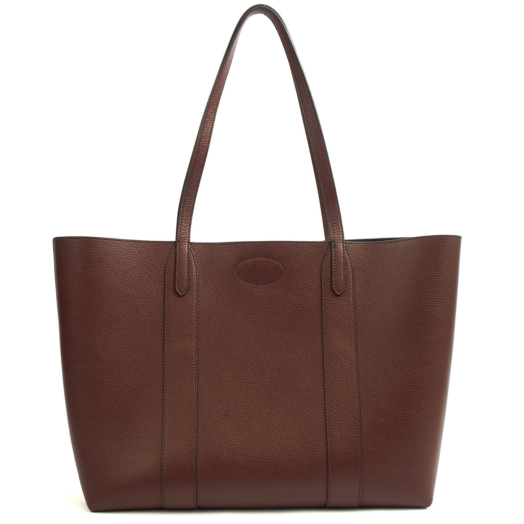 Mulberry Tote Bayswater Tote in Oxblood, Calfskin Leather — Top View