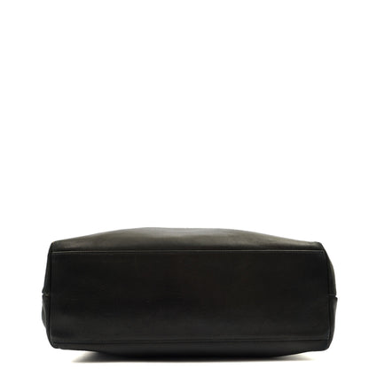 Chanel Tote Vintage Tote in Black, Lambskin Leather — Top View