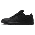 Nike Dunk Low Pro SB 'Triple Black' — UK 3 | EU 35.5 | US 3.5 — Front View