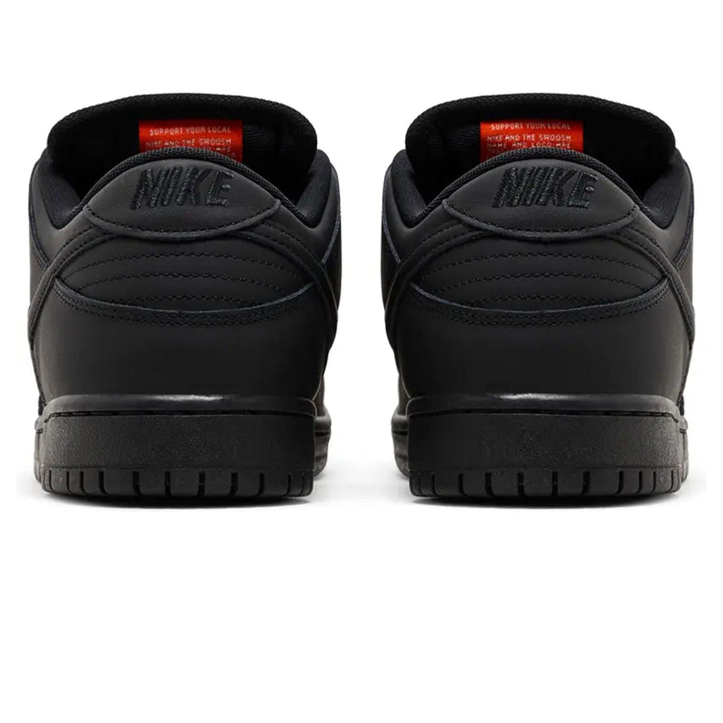Nike Dunk Low Pro SB 'Triple Black' — UK 3 | EU 35.5 | US 3.5 — Back View