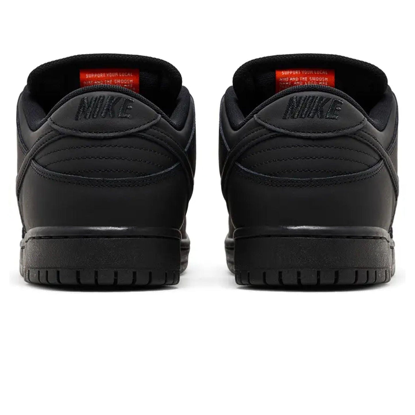 Nike Dunk Low Pro SB 'Triple Black' — UK 3 | EU 35.5 | US 3.5 — Back View