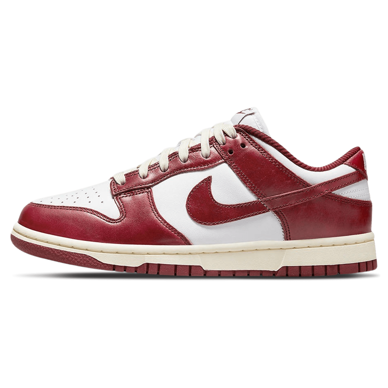 Nike Dunk Low Premium Wmns 'Vintage Red' — UK 3 | EU 35.5 | US 3.5 — Front View