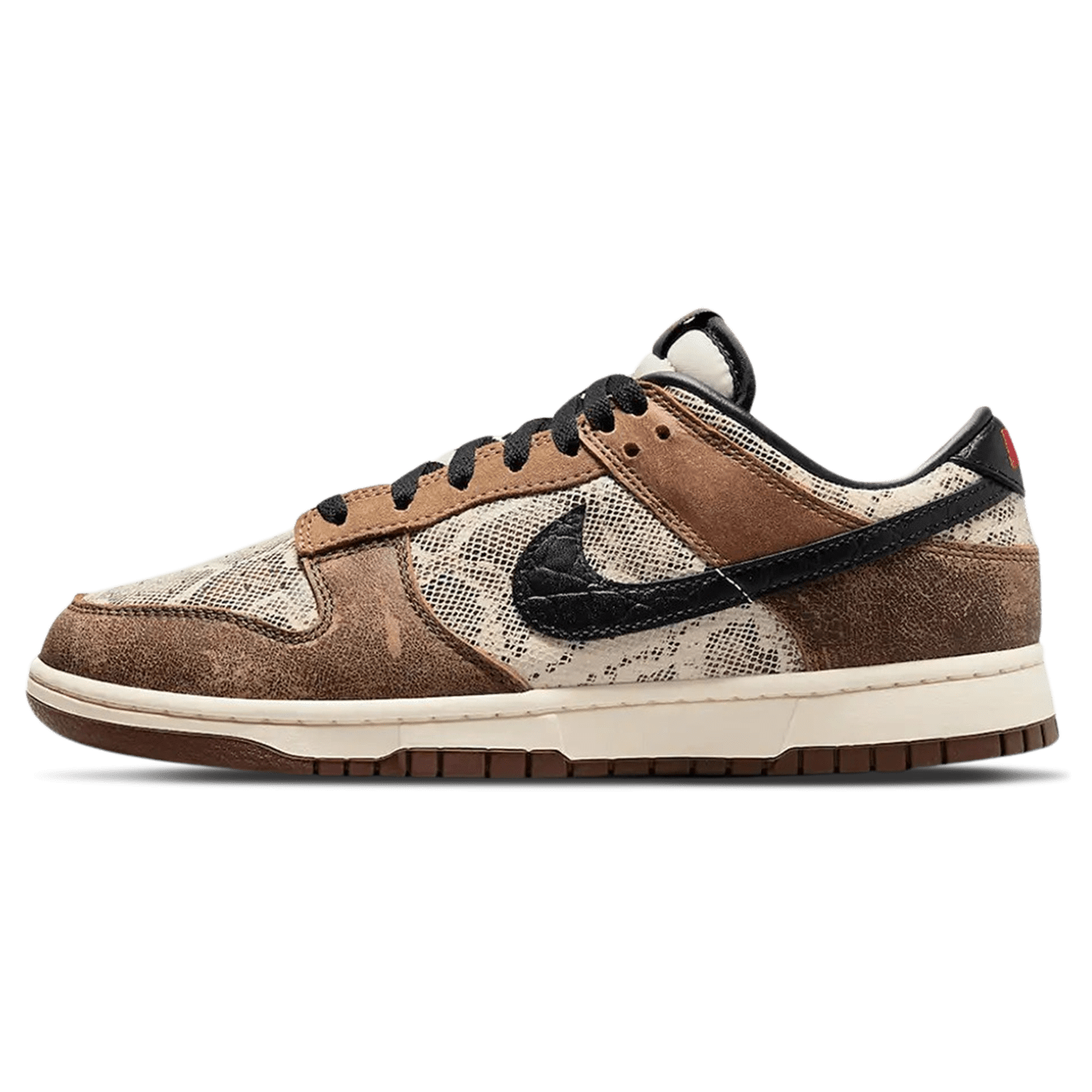 Nike Dunk Low Premium 'Brown Snakeskin' — UK 3 | EU 35.5 | US 3.5 — Front View