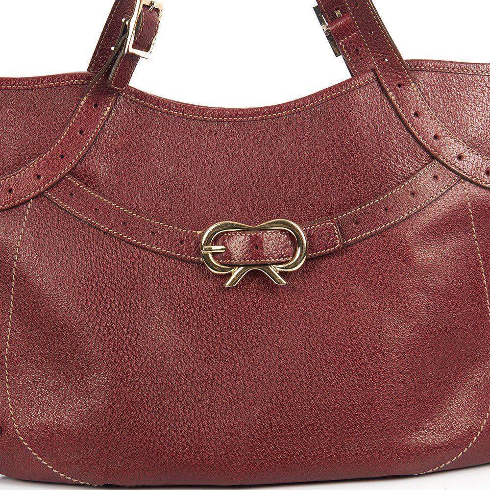 Anya Hindmarch Tote in Red, Leather — Alternate View 7